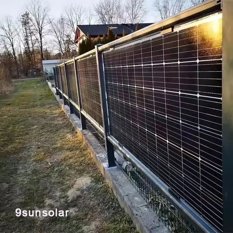 solar panel fence mount