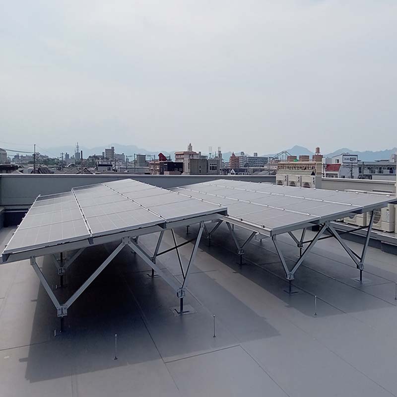 solar flat roof mount