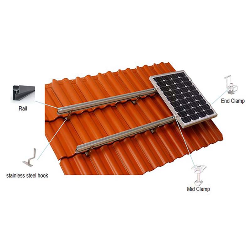 solar tile roof mount