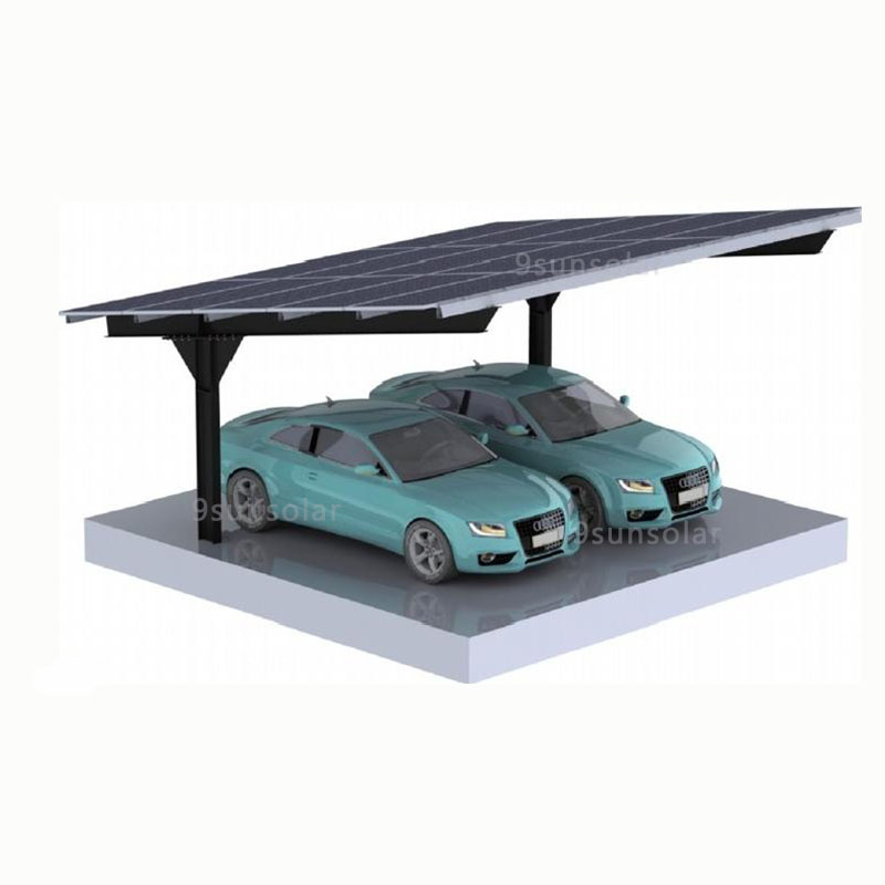 carport with solar panels