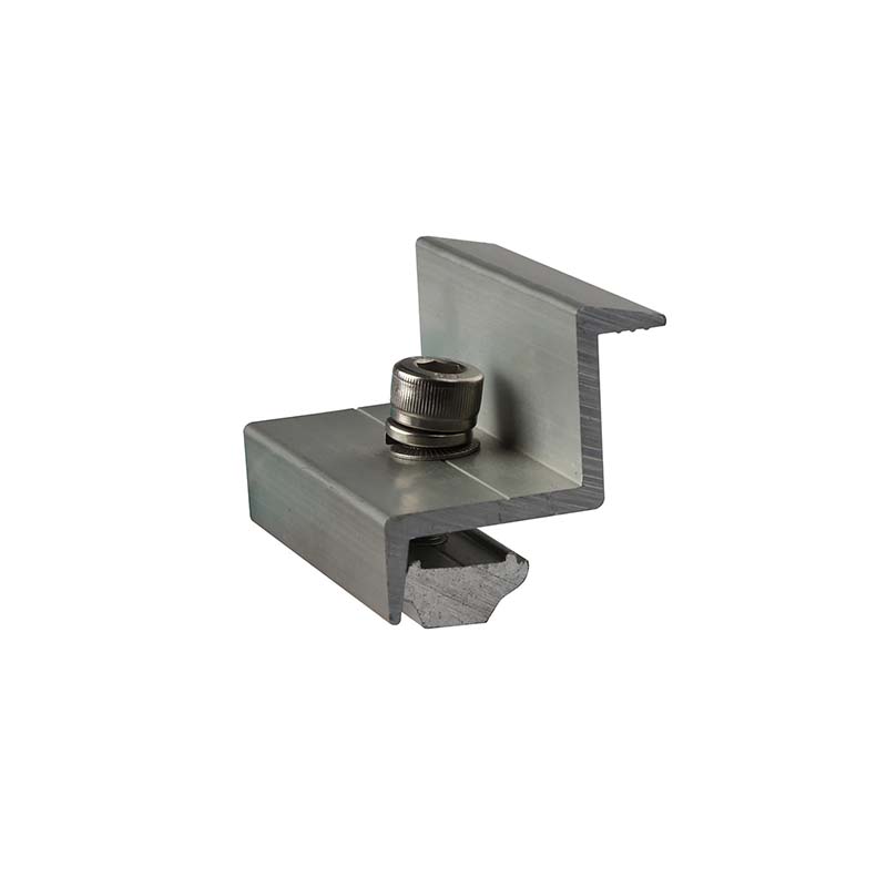 end clamp solar mounting